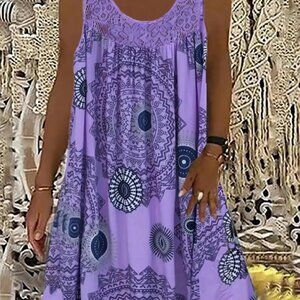 28W Unbranded Purple Dress